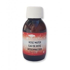 Eau de rose 100% pure, idéal pour tonifier le visage, le cou, les yeux, la peau sèche, le corps et les cheveux, pour équilibr