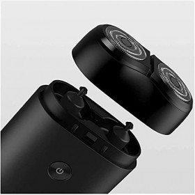 GATASE Rasoir léger, Double tête électrique, Rasoir for Hommes, Lavage Entier, Smart Rechargeable Portable, IPX 7 Imperméable