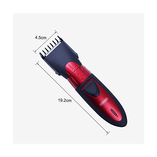 LIRUXUN Professionnel Tondeuse électrique réglable Tondeuse à Cheveux Machine à raser Waterproof Tondeuse Rechargeable à Faib