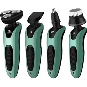 GOOFFY Rasoir Électrique Rasoir Électrique Hommes Tondeuse À Barbe Électrique Triade Multi-Fonction USB Rechargeable Tondeuse