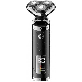 LEONYS Rasoirs électriques for Hommes Chauves, écran LCD étanche et Sec, Rasoir électrique, Barbe, Rasoir électrique for Homm