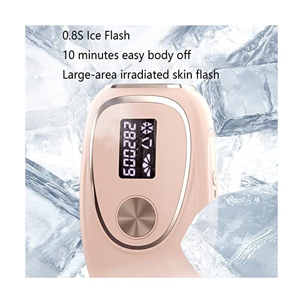 Epilateur Electrique Visage Femme Homme Sourcil Laser Épilateurs à Lumière Pulsée Ipl Satin Glow Réglage de Lénergie à 5 Vit