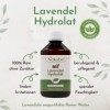 Nakobe Hydrolate de lavande bio - 1000 ml - Eau de lavande biologique - 100 % naturelle - Soin de la peau