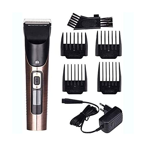 WYKDL Tongeurs de Coupe de Cheveux Professionnels for Hommes, kit de Coiffure de Coupe de Cheveux électrique, Rechargeable av