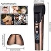 WYKDL Tongeurs de Coupe de Cheveux Professionnels for Hommes, kit de Coiffure de Coupe de Cheveux électrique, Rechargeable av