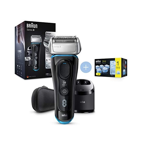 Braun Series 8 - 8385cc + Braun Cartouches CCR 5 + 1