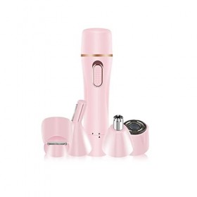 NOGRAX Rasoir électrique, Rasoir électrique 4 en 1 for Femmes épilateur de Sourcils sans défaut Lady Shaver épilateur électri