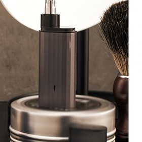 NOGRAX Tondeuse à poils de nez, Mini tondeuse à nez électrique en forme de briquet Rasoir à poils de nez portable Retrait éta