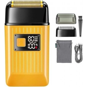 LEONYS Rasoirs électriques for Hommes Chauves, Rasoir électrique Professionnel Tondeuse à Barbe Rasoir étanche Rechargeable F