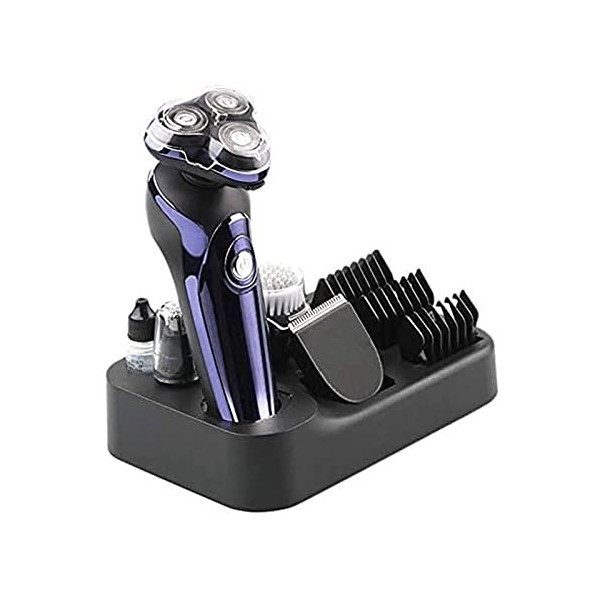 NCRD Rasoir électrique pour Hommes 4D Rasoirs rotatifs Rechargeables Razards de la Barbe Shavers Shavers imperméable Humide e