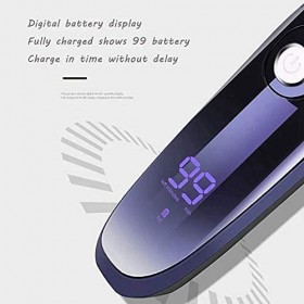 NCRD Rasoir électrique pour Hommes 4D Rasoirs rotatifs Rechargeables Razards de la Barbe Shavers Shavers imperméable Humide e