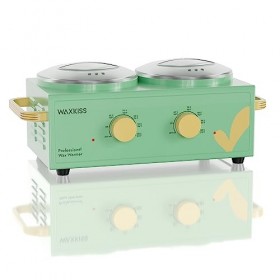 Double chauffe-cire professionnel pour épilation à la maison/salon/spa - Température réglable