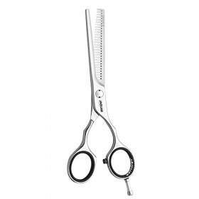 JAGUAR Ciseaux de modelage DIAMOND 28 5.5" | Ciseaux à effiler avec 28 dents à effiler à coupe prismatique en design classiqu