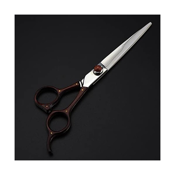 Ciseaux de coiffeur coupe de cheveux, 7 pouces VG10 acier haut de gamme ciseaux à cheveux en bois de santal coupe de cheveux 