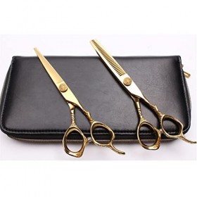 YXYLDR Ciseaux en acier de 6 pouces ciseaux amincissants professionnels de coiffeur outils de ciseaux de Salon de beauté ense