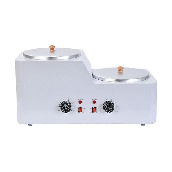 KEDUODUO Chauffe-Cire Double Pot en Aluminium Chauffe-Cire épilation Cire température constante beauté épilation Machine épil