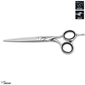 JAGUAR Ciseaux à cheveux SILENCE 5.5" | Ciseaux de coiffeur en design offset | polis | Made in Germany
