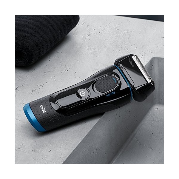 Braun Series 5 5040 pour homme électrique rasoir à grille, sèches et humides batterie Homme visage rasoir