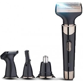 DENURA 4 en 1 Nez Hair Trimm Mas USB Trimeuse de Poils de Nez électrique Rechargeable Trommer des Poils de Nez Rasage de Poil