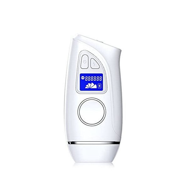 Epilateur Electrique Visage Femme Homme Sourcil Laser Épilateurs à Lumière Pulsée Ipl Satin Glow Photon Électrique 48W,White,