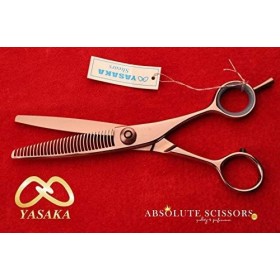Yasaka YS30W Ciseaux damincissement de cheveux à 15 % Fulcrum Vis cobalt ATS314