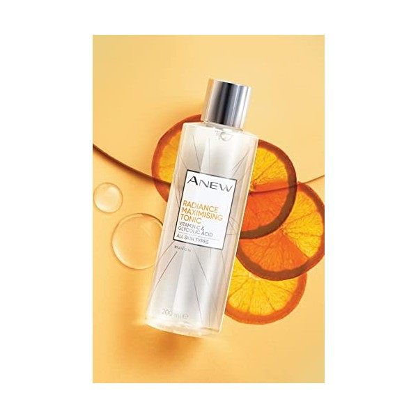 Avon Anew Radiance Tonique à la vitamine C et à lacide glycolique 200 ml