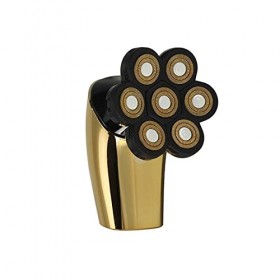 FURLOU Rasoir électrique, 7 en 1 7D for homme rechargeable Tête chauve Rasoir électrique 7 têtes flottantes Barbe Nez Oreille