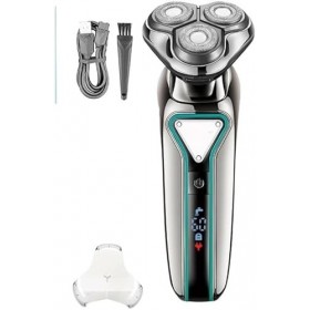 LEONYS Rasoirs électriques for Hommes Chauves, Rasoir électrique étanche à Sec et Humide for Hommes, Rasoir électrique for Ba