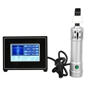 Machine à Ondes de Choc, Machine à Ondes de Choc ED à éNergie RéGlable pour Tissus Mous Argent 100‑240V