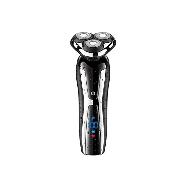 NCRD Razor électrique pour Hommes, Shavers électriques pour Hommes, Rasoir Rotatif étanche Sec Humide, Rasoir Portable Rasoir