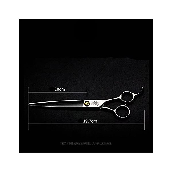 Ciseaux de coupe de cheveux Ciseaux de coiffure de 7,5 pouces, ciseaux de beauté, ciseaux de barbier, ciseaux plats, ciseaux 