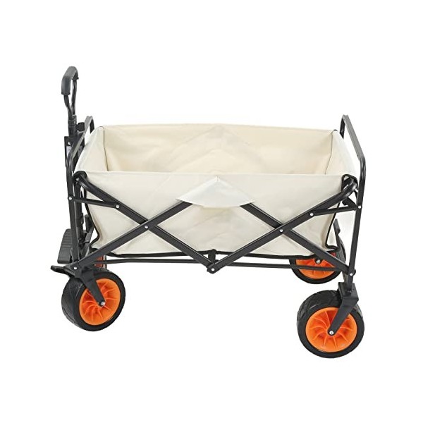 YYQTGG Chariot de Camping Pliable, Chariot de Camping épais de Conception Pliante portative Forte Charge portante Grande capa