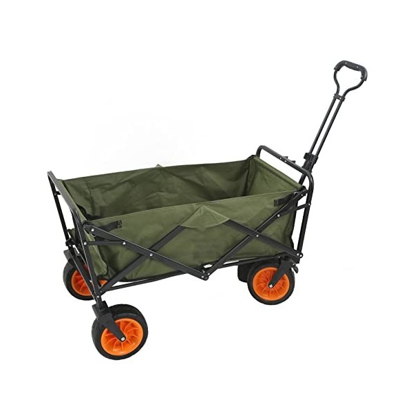 minifinker Chariot de Camping, Chariot Pliable de Conception Pliable Portable épaissie de Grande capacité avec Roue Universel