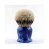 WWWFZS Ensemble de Rasage Badger 40 mm Brosse + Bol en Acier Inoxydable Color:A 