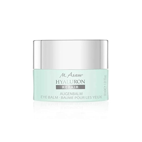 M. Asam HYALURON REPAIR Baume contour des yeux 30 ml – Une formule hydratante et apaisante à lacide hyaluronique, gomme le