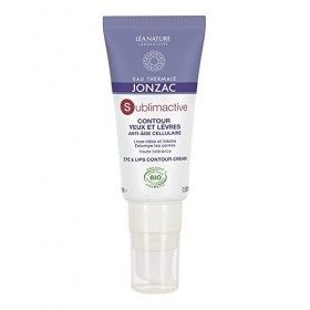 Eau Thermale Jonzac | Contour Yeux et Lèvres Anti-âge cellulaire - Sublimactive | Lisse Rides & Ridules | Estompe les cernes 