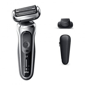Braun Série 7 70-S1200s Rasoir Électrique Homme Lame avec Tondeuse de Précision, Utilisation à sec et Huilé, Rechargeable, Sa