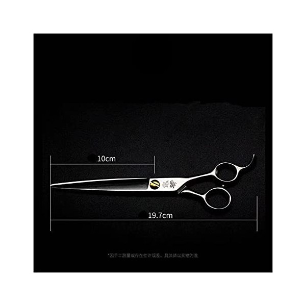 Générique Ciseaux de Coupe de Cheveux 7,5 Pouces Ciseaux de Coiffure, Ciseaux de beauté, Ciseaux de Coiffeur, Ciseaux Plats, 