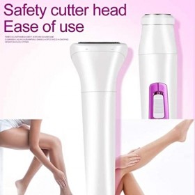 Waterproof Electric Razor for Women 3-in-1Painless Wet and Dry Womens Shaver Bikini Trimmer Ladies Electric Facial Body Trimm...