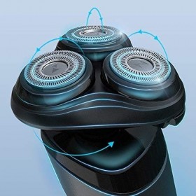 LIIAV Razor électrique pour hommes Visage électrique Shavers Rasoirs sans fil de rasage rechargeable IPX7 Étanche humide sèch