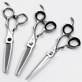 Professional 6.0 Pouces Coiffure Coupe De Cheveux Ciseaux Set Barber Ciseaux Dilution Plat Dents Ciseaux Salon en Acier Inoxy