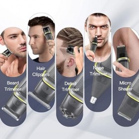 ciseaux de coiffeur Tondeuse à cheveux for homme, kit de toilettage tout-en-un Tondeuse à cheveux électrique for homme Rasoir