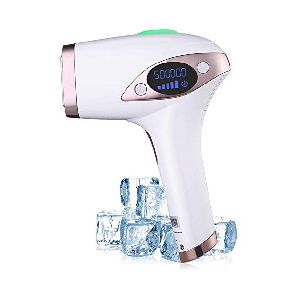 LFMXLD Épilateur IPL Domestique, 300 000 Tondeuse Corps Clignotant, Instrument De Beauté pour Lépilateur Femme Indolore.