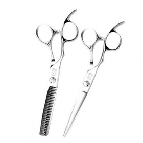 Chaomeiart Jeu De Main Gauche Barber Professional 6.0 Japon De Haute Qualité 440C Haircut Outils De Salon De Coiffure Plat Ci