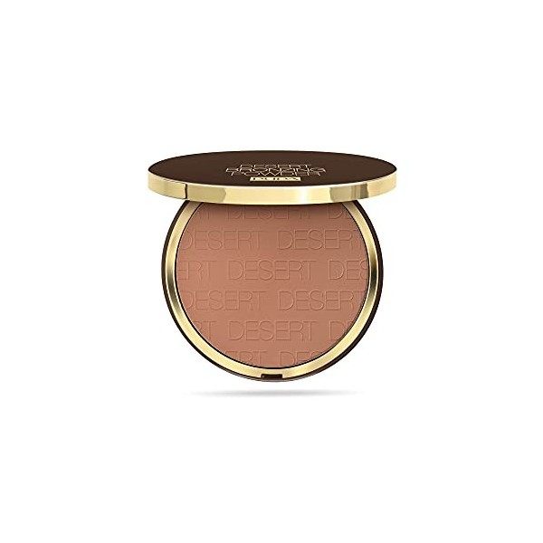 PUPA Milano Poudre Bronzante du Désert 002 Honey Gold pour Femme 1,05 oz 31.05 ml