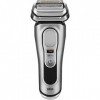 Braun Series 9 Pro 9477CC Rasoir Foil Shaver Tondeuse Noir, Argent