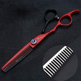 Chaomeiart Mis De La Main Gauche Barber Coiffure Professionnelle Haircut Japon De Haute Qualité en Acier 440C Ciseaux Plat Ci