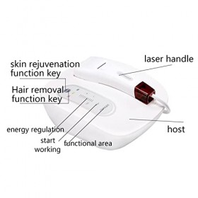 BONAHUI Épilation IPL, Épilation Permanente Au Laser avec 10 Niveaux Dintensité Lumineuse, Doit Être Utilisée avec Un Conver