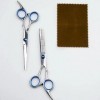 Ensemble de ciseaux de coiffure, ciseaux amincissants professionnels et ciseaux de coiffure tranchants Kit de coupe de cheveu