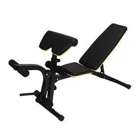 Natudeco Banc dentraînement multifonction pliable en PU souple réglable Coussin de dos Chaise de musculation pour la formati